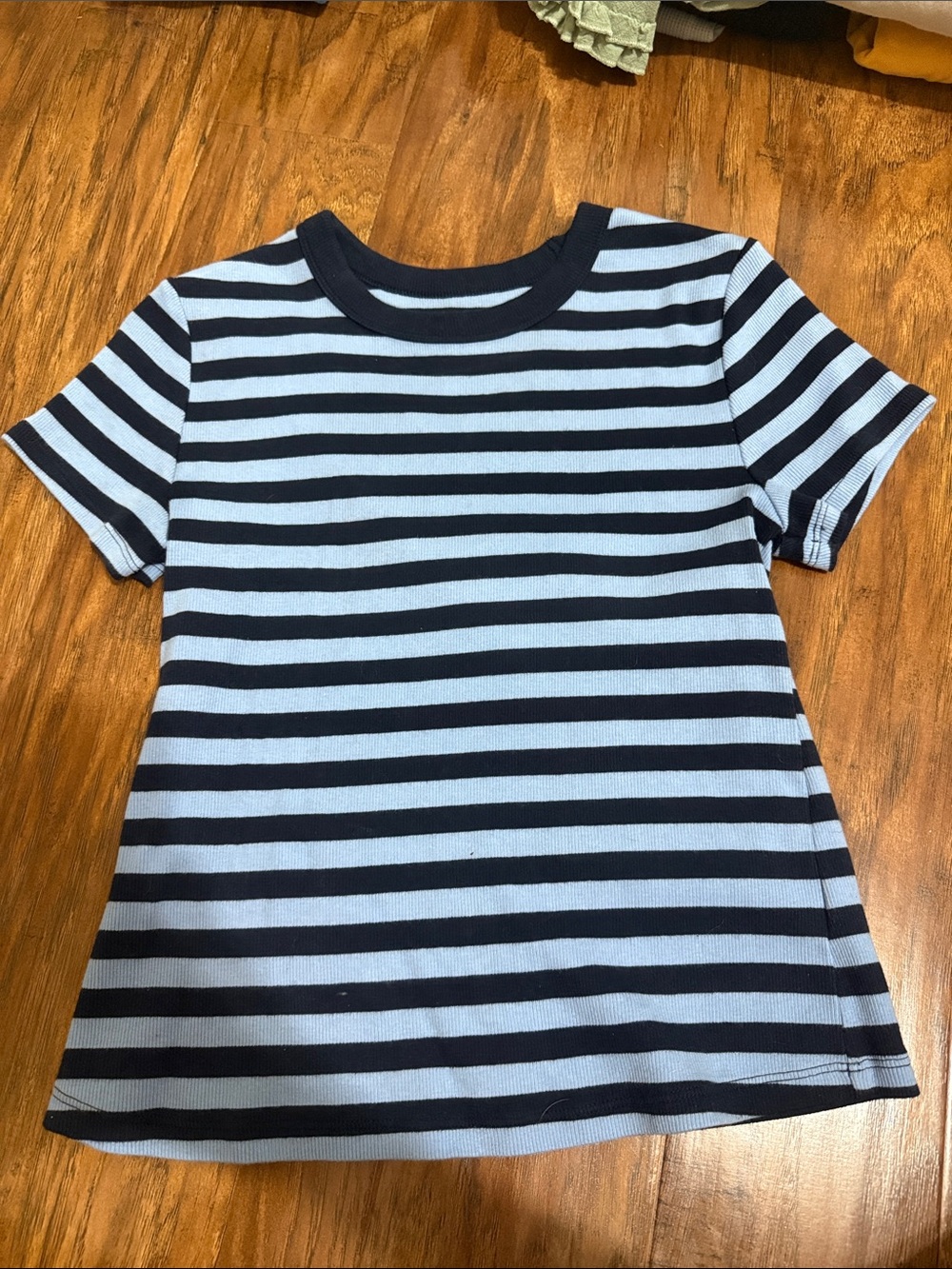 Striped Blue & Navy Tee